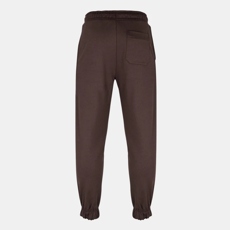 Image of Hugo Mens Cuffed Fleece Tapered Fit Joggers Dark Brown 201 male S