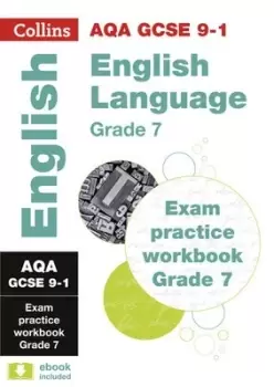 Image of AQA GCSE English language exam practice workbook Grade 7 by