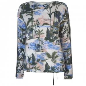 image of Oui Oui Tropical Jumper Womens - 0906 Lt Grey