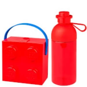 image of LEGO Storage Red Lunch Set Bundle (Includes 1 Lunchbox and 1 Hydration Bottle)