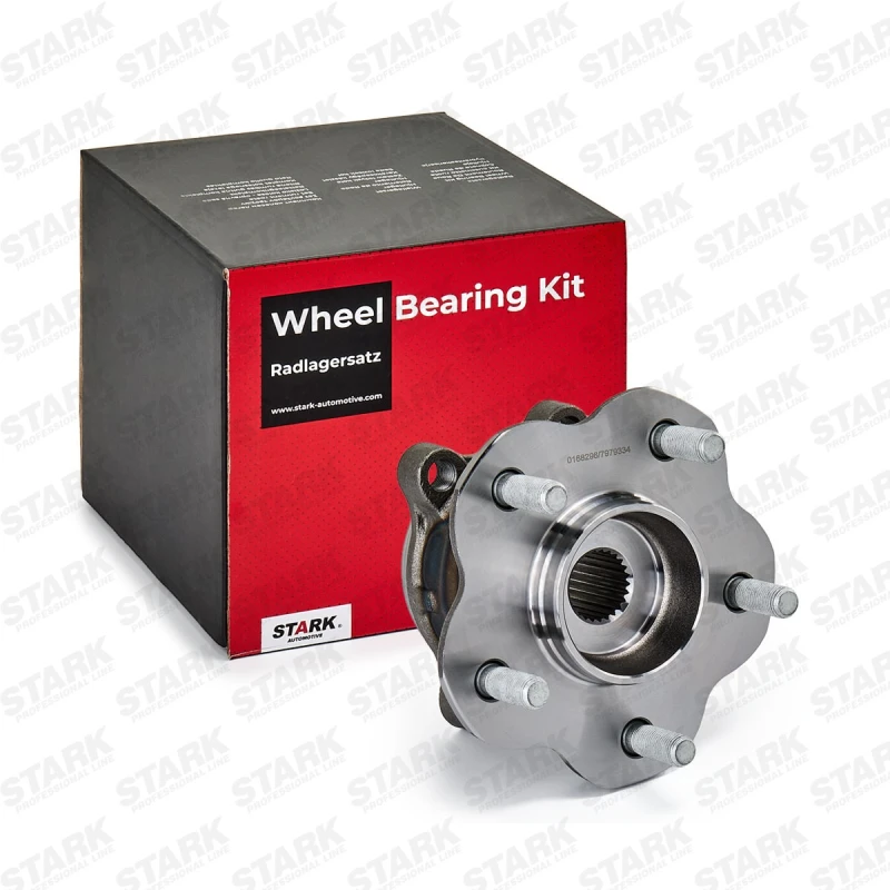 Image of STARK SKWB-0180629 Wheel bearing kit Rear Axle both sides Wheel Bearing Kit (654)