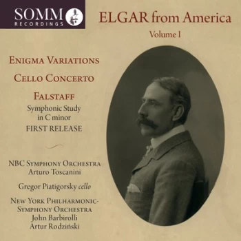 image of Elgar from America - Volume 1 by Edward Elgar CD Album