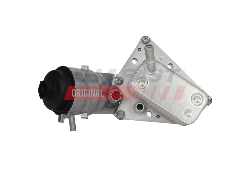 Image of FAST FT04765 Oil Cooler with oil filter housing Aluminium Oil Cooler,engine oil (469)