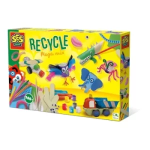 image of SES CREATIVE Childrens Recycle Mega Mix, Unisex, Three Years and Above, Multi-colour (14718)