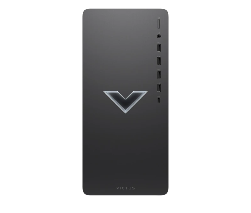 Image of HP Victus TG02-2001na Gaming Tower - NVIDIA GeForce RTX 3050, Intel Core i5, 512GB SSD - Black