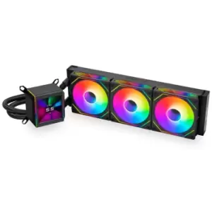 Image of Lian Li Galahad II LCD SL AIO 360mm Performance ARGB CPU Water Cooler - Black - GA2ALCD36INB