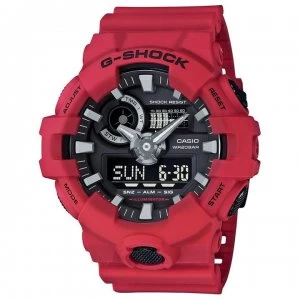 Image of Casio Mens G Shock Alarm Chronograph Watch - Red