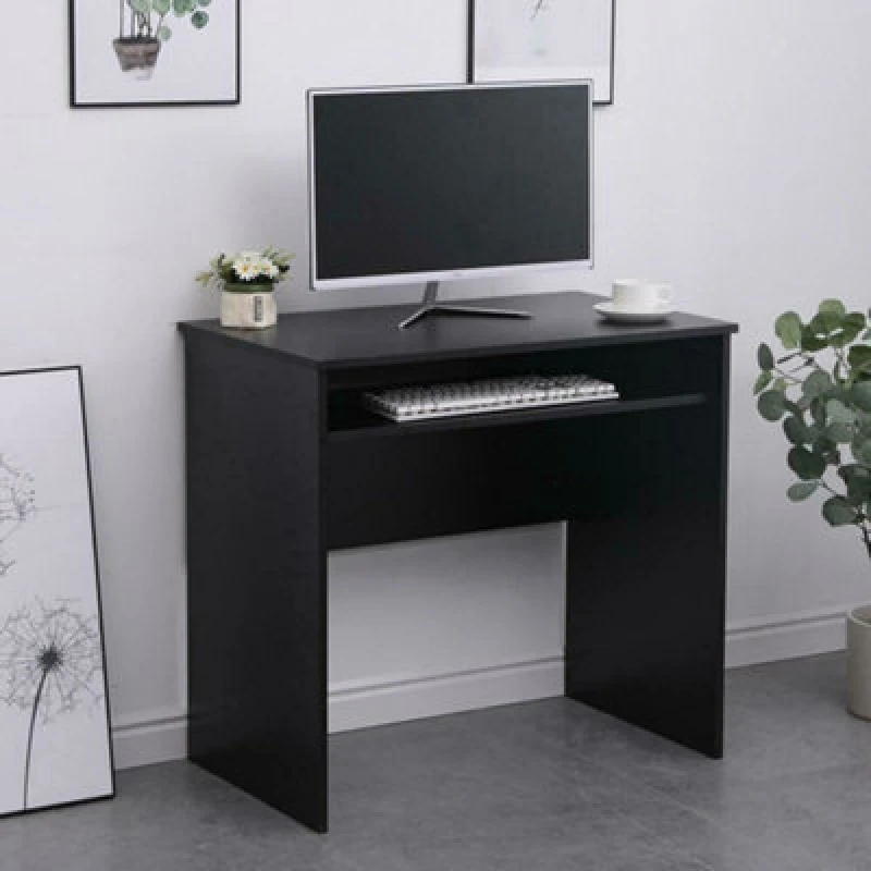 Image of Home Source Newport Office Study Computer Desk Black