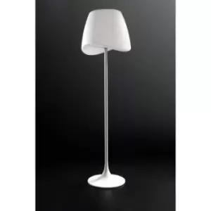 Image of Floor lamp Cool 2 Bulbs cfl Outdoor IP65, matt white / opal white