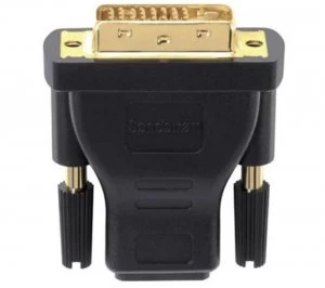Image of Sandstrom AV Black Series SHDVA114X HDMI to DVI Adapter Black