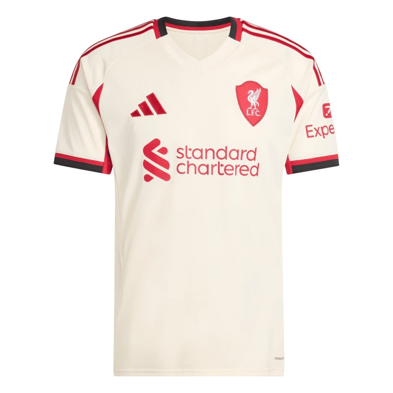Image of Adidas Liverpool FC Away Shirt 2025/26 Blanc Male S JV6487