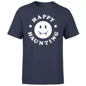 image of Happy Haunting T-Shirt - Navy - L