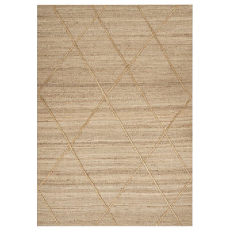Image of Beliani Rug Yuvacik Beige 160 X 230 Cm Jute