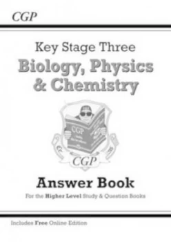 Image of Ks3 Science Answers for Study and Question Books bio/chem/phys - Higher Hardback