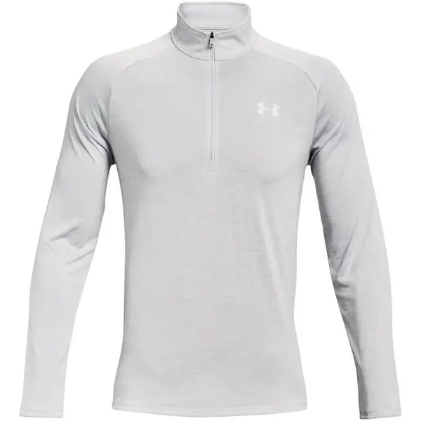 image of Under Armour Tech Half Zip Top Mens Long Sleeve Performance T-Shirts S Blue 62000755350