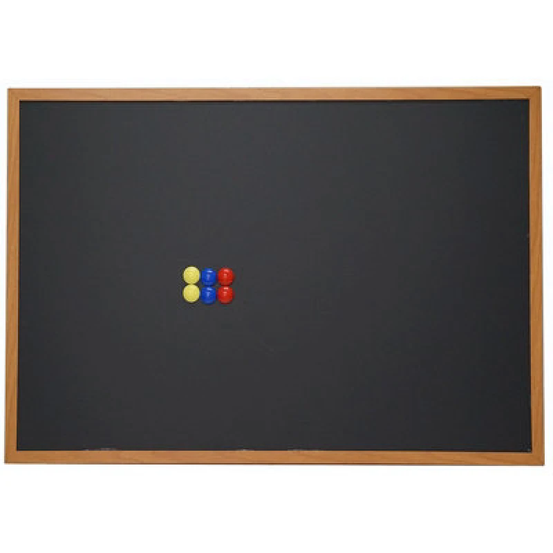 Image of Gr8 Home Blackboard Magnetic Wooden Framed Office Notice Menu Chalk Board Sign 60 X 90Cm