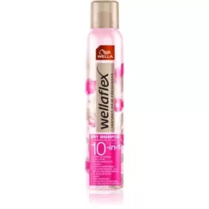 image of Wella Wellaflex Sensual Rose Dry Shampoo with Light Floral Aroma 180 ml