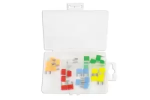 image of LED Mini Blade Fuse Assorted Box 30 PC Connect 37157