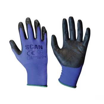 image of Scan N550118 Max. Dexterity Nitrile Gloves - M (Size 8)