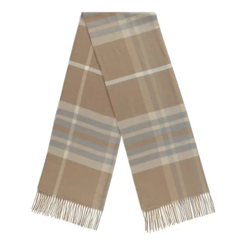 image of Linea Cashmink Scarf - Neutral Check