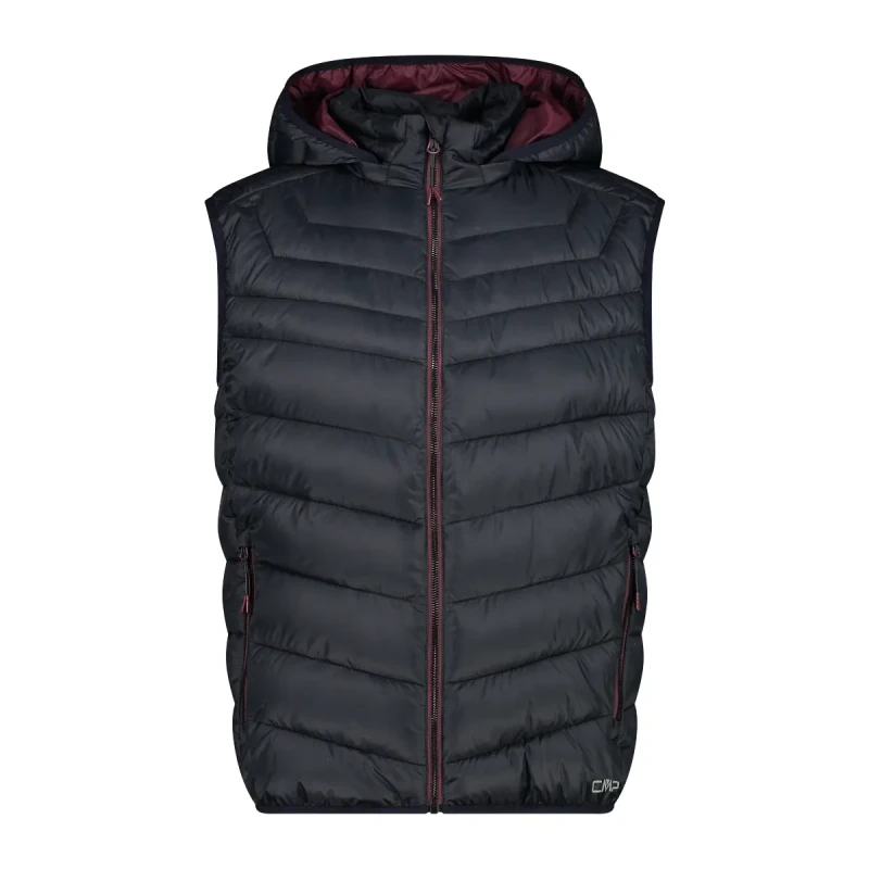 Image of CMP Sleeveless hooded puffer jacket CMP Noir Male L