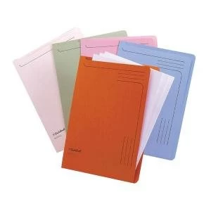 Image of Guildhall A4 230gsm 50 Sheets Capacity Slipfile Green Ref 4603Z Pack