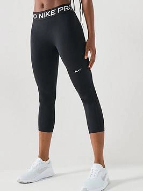 Image of Nike Pro HR Tights Womens - Black Female 10