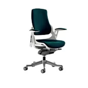 Image of Dynamic Synchro Tilt Task Operator Chair Height Adjustable Arms Flex Maringa Teal Seat Without Headrest High Back
