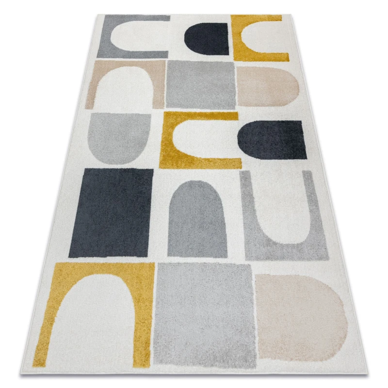 Image of RugsX Fusion Rug in White Size: 120cm x 170cm White Unisex 120cm x 170 cm