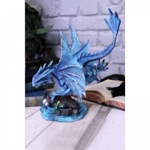 image of Adult Water Dragon Figurine