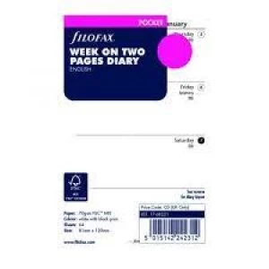 image of Filofax Refill Week to View Pocket 2021 21-68221