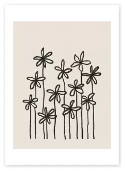 Image of East End Prints Floral Unframed Wall Print - A2