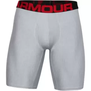 image of Under Armour UA Tech 9" Boxerjock 2 Pack - Grey