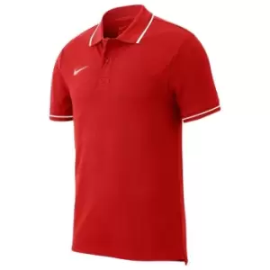 Image of Nike 19 Polo Shirt Junior - Red