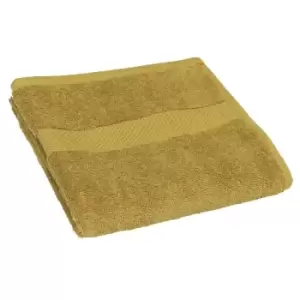 Image of The Linen Yard Loft 4 Pack Hand Towel Cotton - Ochre
