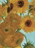 Image of van goghs sunflowers notebook