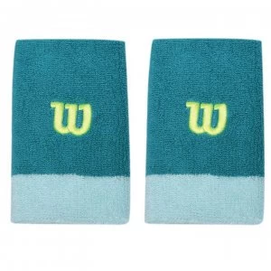 Image of Wilson Wide Wristband Womens - Green