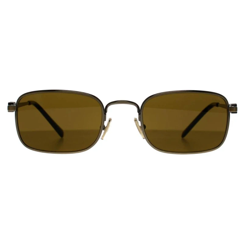 Image of Miu Miu Miu Miu Women Rectangle Old Gold Dark Brown MU53AS Gold One Size Female 8056262471777