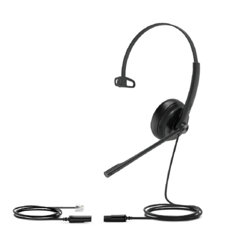 Image of Yealink YHS34 Headset Wired Head-band Office/Call center Black