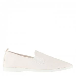 Image of Original Penguin Norris Slip On Pumps - Pink