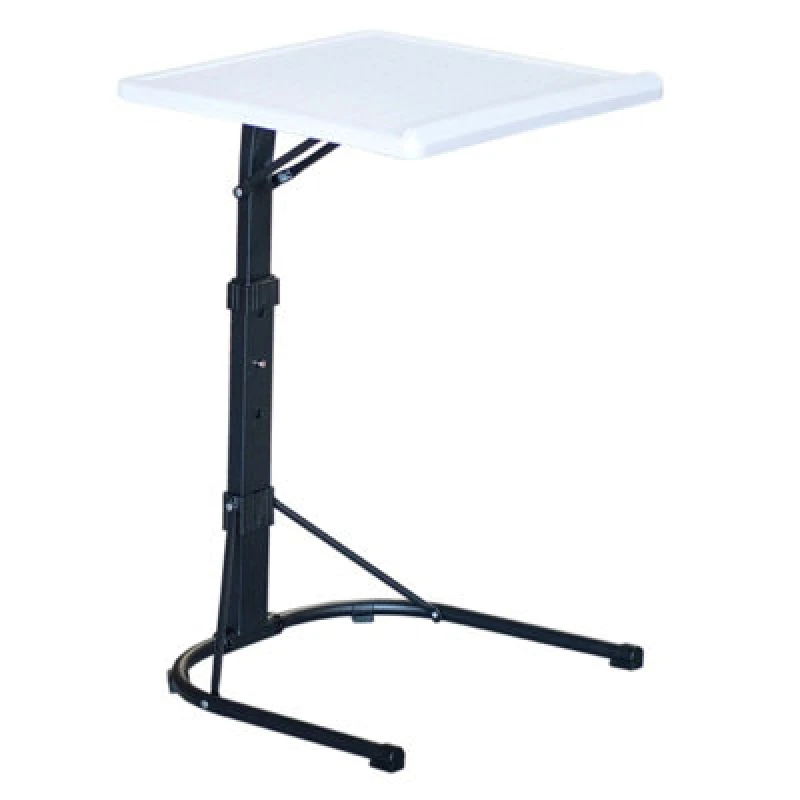 Image of Gr8 Home Folding Laptop Table Sofa Bed Stand Computer Desk Adjustable Tray White unisex