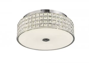 image of Round Ceiling 30W 1700lm LED 4000K Polished Chrome, Crystal