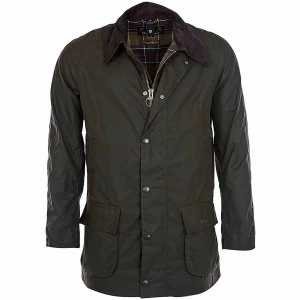 image of Barbour Mens Bristol Wax Jacket Navy Small