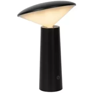 image of Lucide JIVE - Table Lamp Outdoor - Ø13,7cm - LED Dim. - 1x4W 6500K - IP44 - 3 StepDim - Black