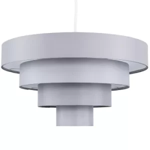 image of Nevada 4 Tier Pendant Shade in Grey