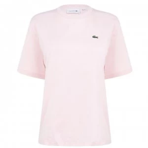 Image of Lacoste Crew Neck T Shirt - Light Pink