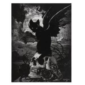 Image of Alchemy Nine Lives of Poe Canvas Plaque