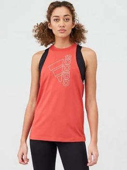 Image of adidas Tech BOS Tank Top - Red Size M Women