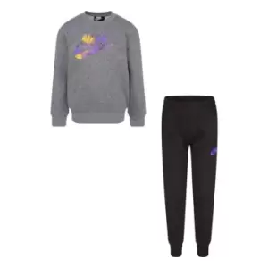 Image of Nike Futura Crew Sweater and Joggers Set Infant Boys - Black