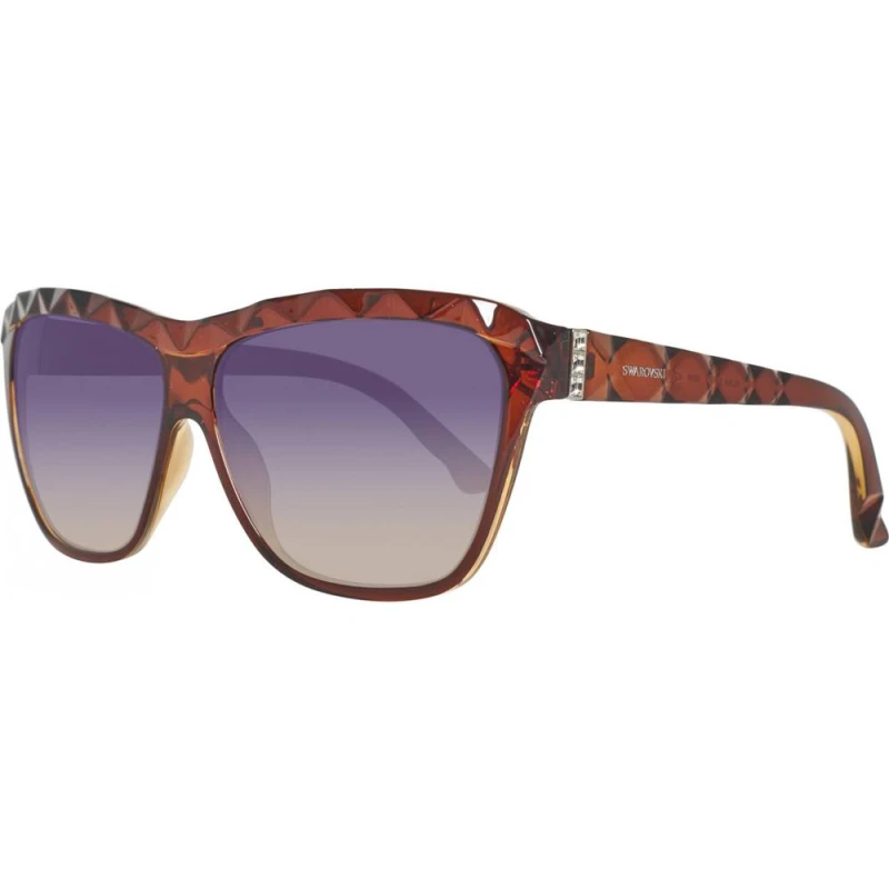 Image of Swarovski Swarovski SK0079-6250W Sunglasses in Brown Brown One Size Unisex 664689650705